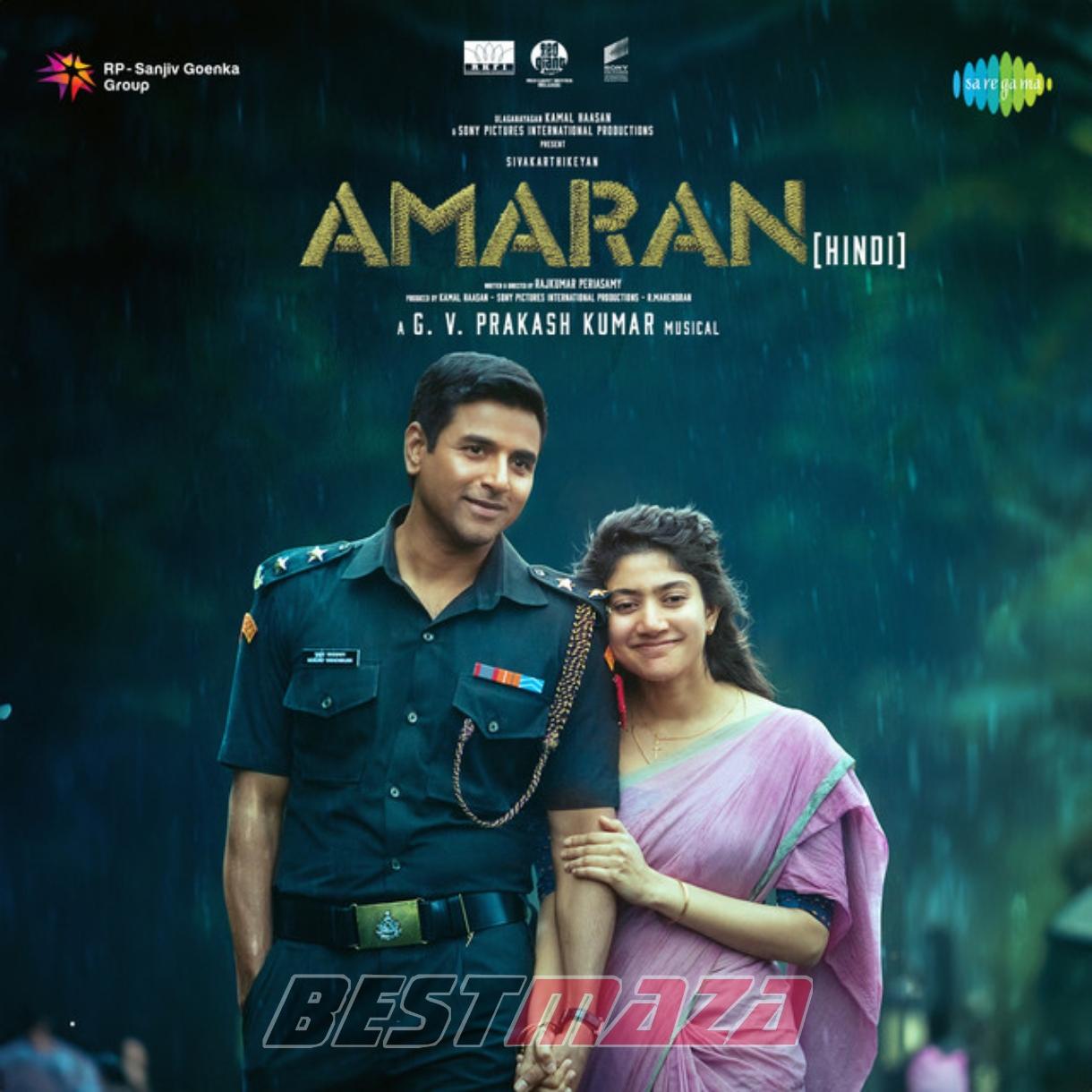 Amaran (2024) Original Motion Picture Soundtrack Hindi Movie Mp3 Songs